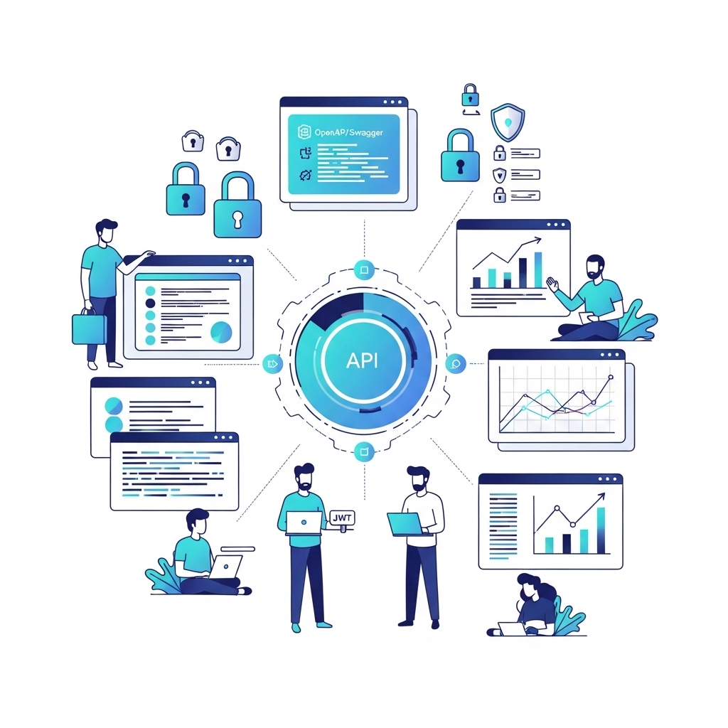 API documentation and observability tools showing reliable API systems