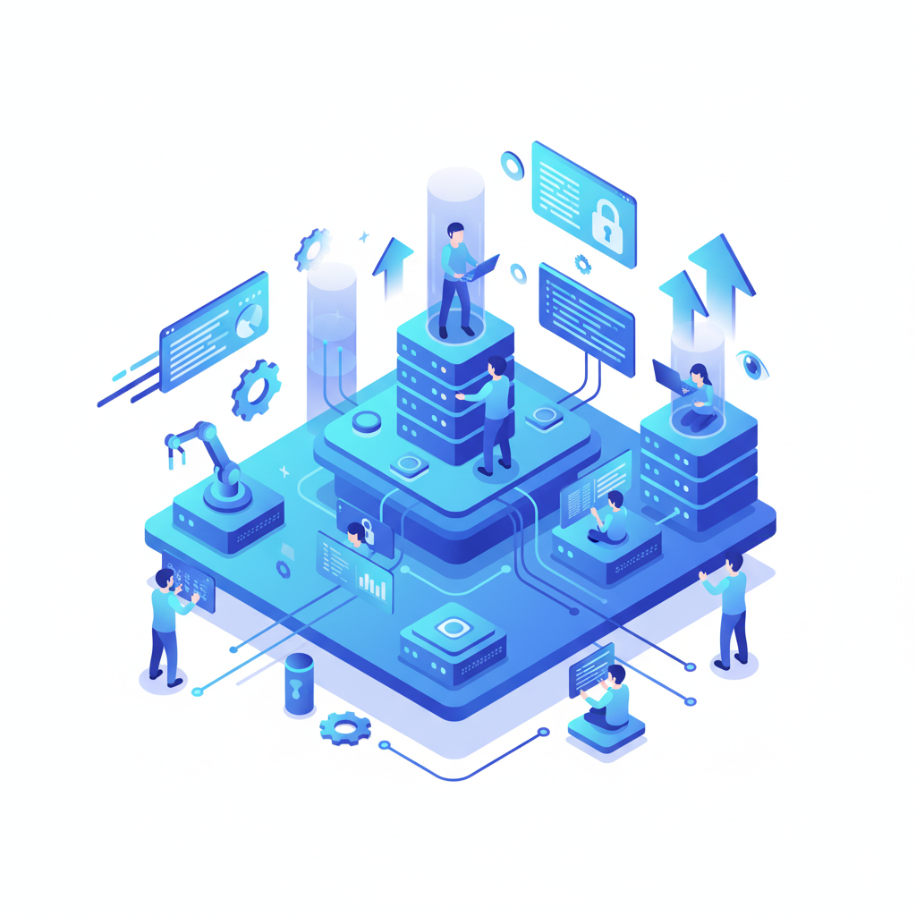 DevOps automation and monitoring systems ensuring reliability and speed